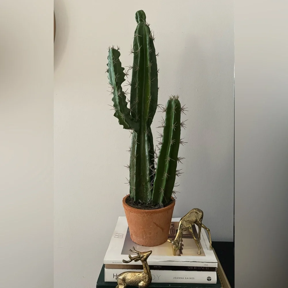 Pottery Barn/ Potted Saguaro cactus - 26”